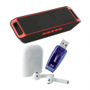 Enceinte Bluetooth + Écouteurs Bluetooth + Clé USB