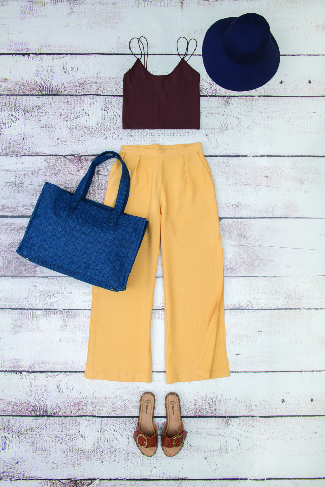 Patron femme : Pantalon fendu