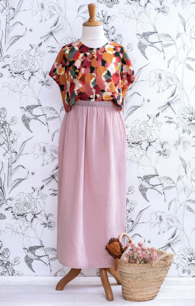 Patron enfant "Crop top et Jupon"