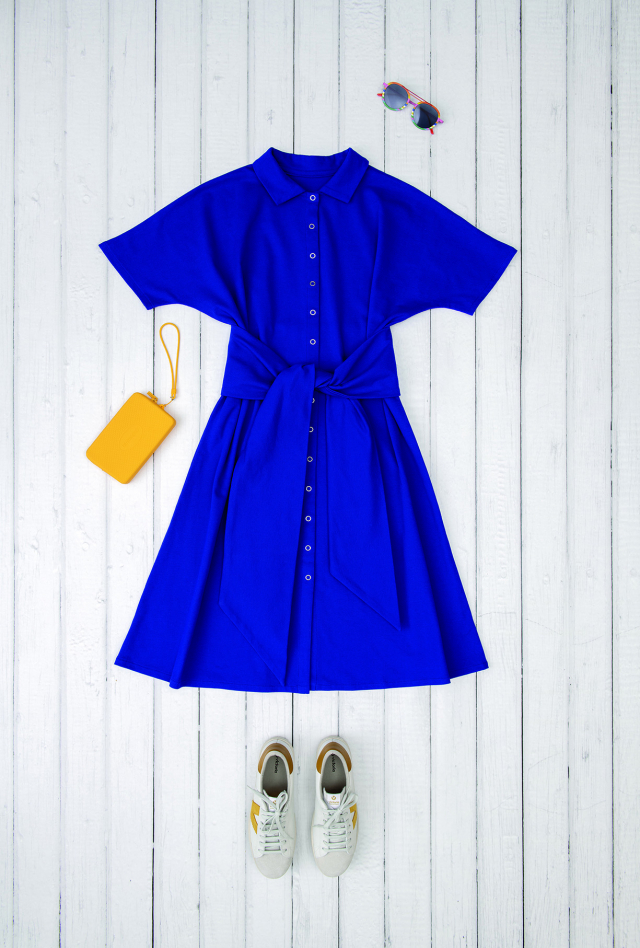 Patron femme : Robe esprit polo