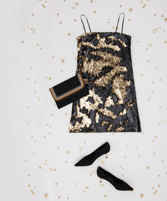 Patron Femme : Robe-tunique à paillettes