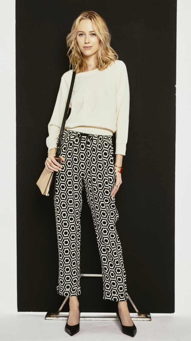 Patron "Pantalon Graphique"