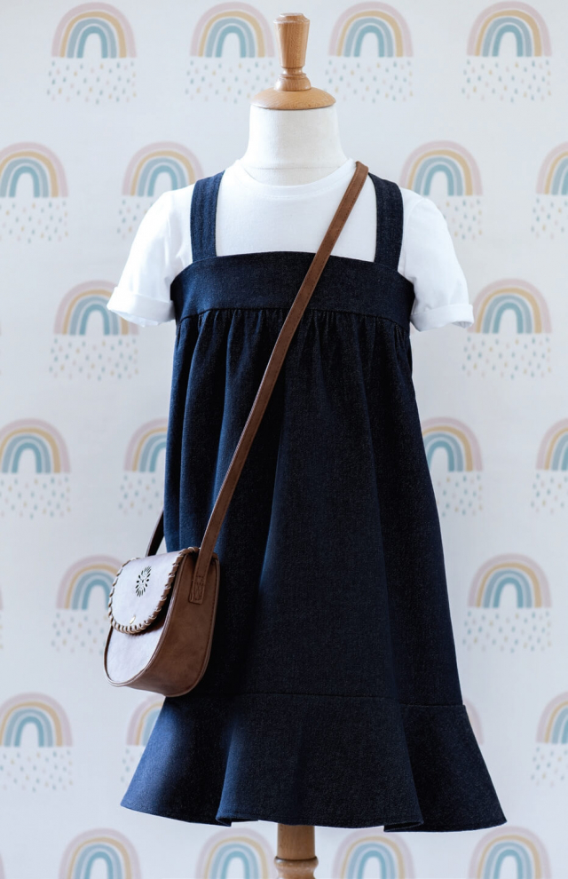 Patron enfant "Robe en jean"