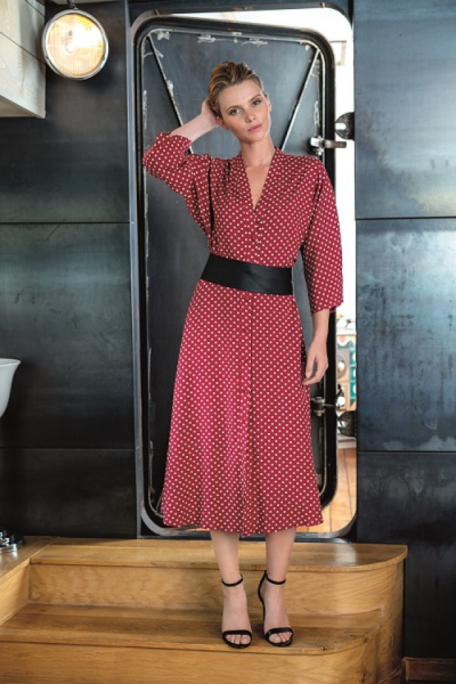 Patron "Robe à pois"