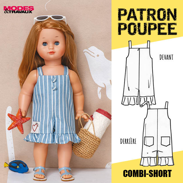 Patron enfant - Combi-short (modèle Paimpol)