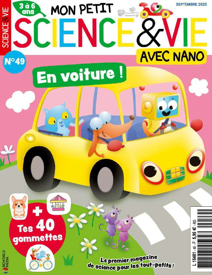 Mon petit Science & Vie avec Nano - Abonnement papier + numérique + Hors-séries + Montre pédagogique - 1 an - 12 n°