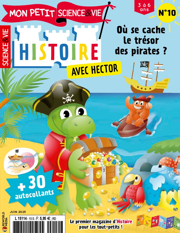 Mon Petit Science & Vie Histoire - Abonnement papier + numérique - 1 an - 12 n°