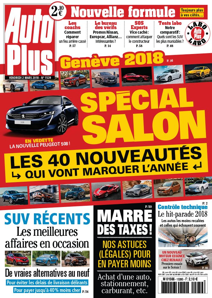 Auto Plus N°1539 Kiosque Mag