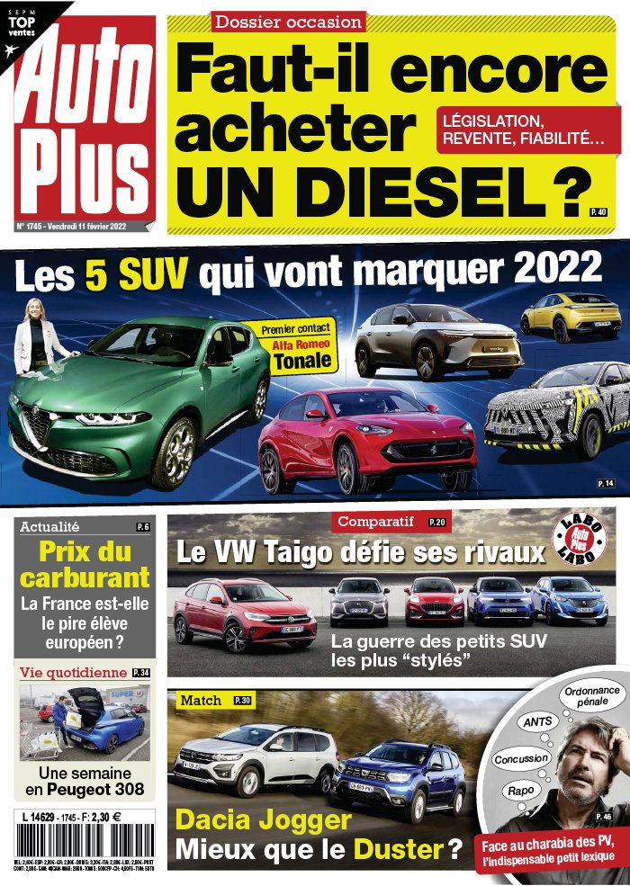 Auto Plus N°1745 Kiosque Mag