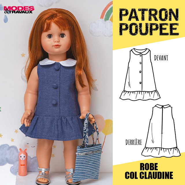 Patron enfant - Robe col Claudine (modèle Pachuca)