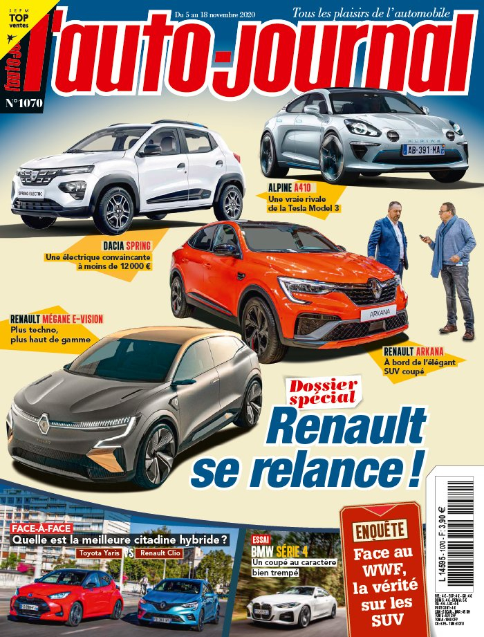 L'AutoJournal N°1070 Kiosque Mag