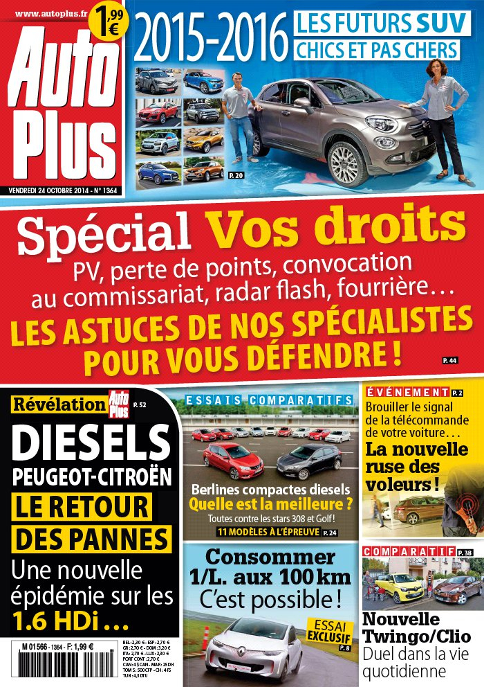 Auto Plus N°1364 Kiosque Mag