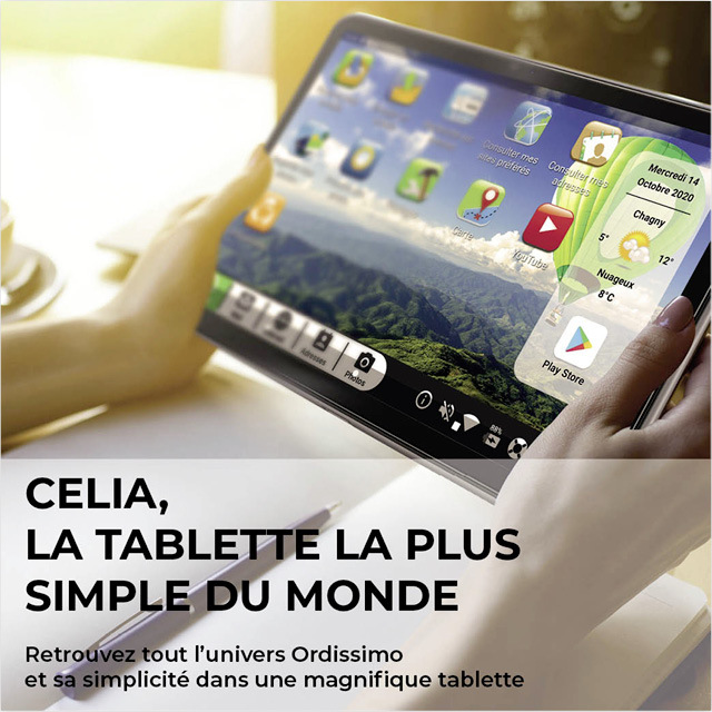 Tablette senior ORDISSIMO Celia