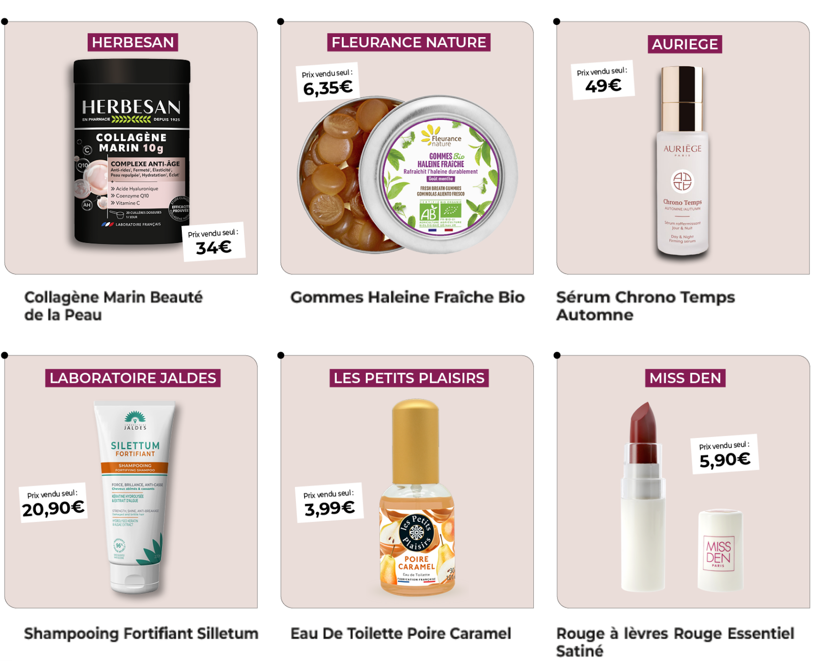 les produits de votre box beauté d'automne I Kiosquemag Boutique