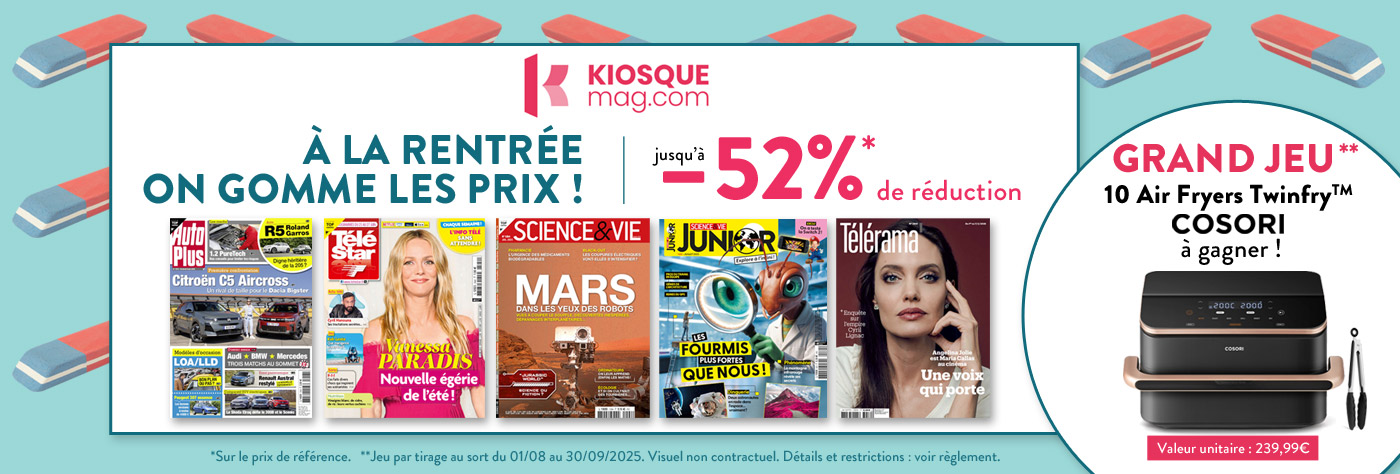 Kiosquemag, des magazines pour toutes vos passions
