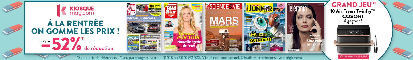 tous les magazines Kiosquemag !